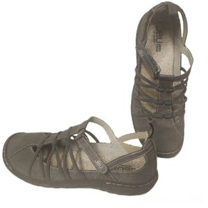 JBU Women's Gray Strappy Sandles 9M Shoes